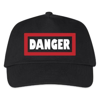 Achtung: Stil in seiner kraftvollsten Form - Kinder Basecap - Schwarz - Vorne