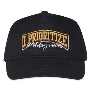 Je privilégie le design des amateurs de films de vacances - Casquette de baseball Enfant - noir - Devant