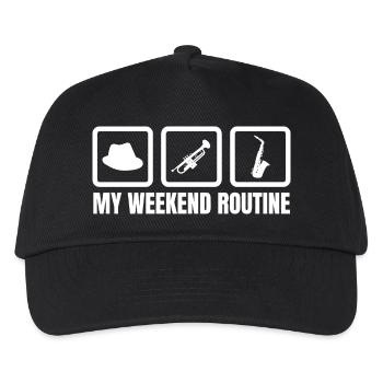 Week-end des trompettistes - Casquette de baseball Enfant - noir - Devant