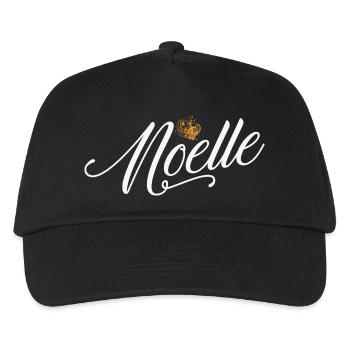 Noelle Name für Frauen Kinder Kleinkinder - Noelle Leisten - Kinder Basecap - Schwarz - Vorne