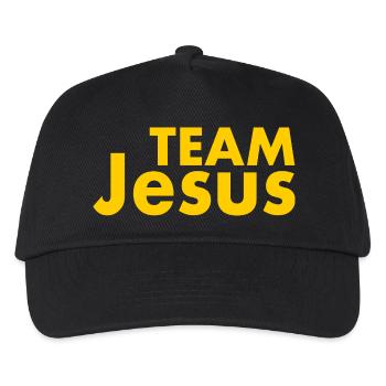 Team jesus - Kinder Basecap - Schwarz - Vorne