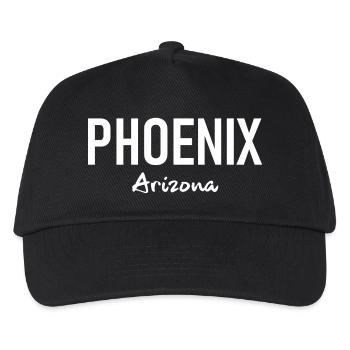 Phoenix - Arizona - États-Unis - États-Unis d’Amérique - Casquette de baseball Enfant - noir - Devant