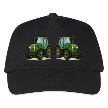 Tractor 2 - Kids’ Baseball Cap - black - Front