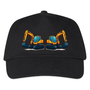 bagger comic 2 - Kinder Basecap - Schwarz - Vorne
