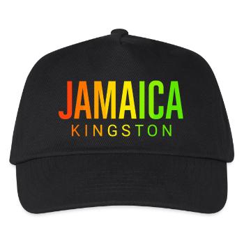 Jamaica Kingston - Kinder Basecap - Schwarz - Vorne