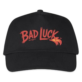BAD LUCK - Kids’ Baseball Cap - black - Front