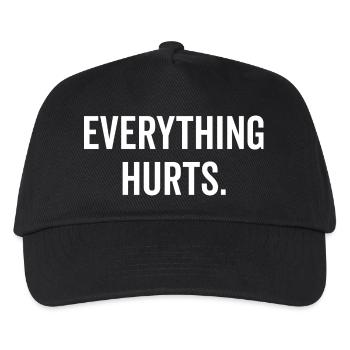 Tout fait mal - Casquette de baseball Enfant - noir - Devant