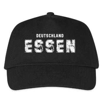 Deutschland Fackel Logo Design - Kinder Basecap - Schwarz - Vorne