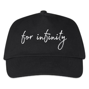 pour l’infini - Casquette de baseball Enfant - noir - Devant