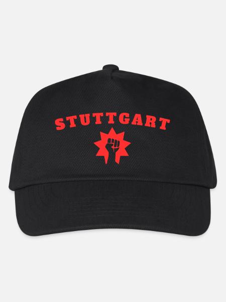 Stuttgart - Kinder Basecap - Schwarz