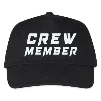 Crew Member Patch Tee - Kids’ Baseball Cap - black - Front