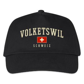 Volketswill Switzerland Emblem - Kids’ Baseball Cap - black - Front
