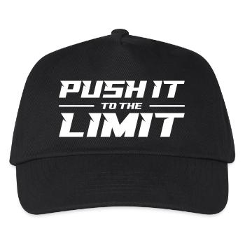 Push It To The Limit - Kids’ Baseball Cap - black - Front