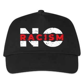 no racism - Kids’ Baseball Cap - black - Front