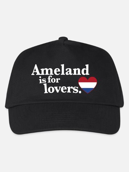 Ameland Lovers - NL II - Kinder Basecap - Schwarz