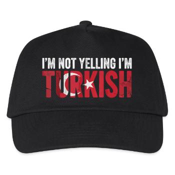Turkish Turkey Funny Turk - Kids’ Baseball Cap - black - Front