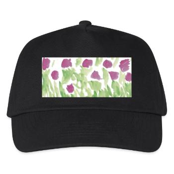 Life is a meadow of flowers - Kids’ Baseball Cap - black - Front