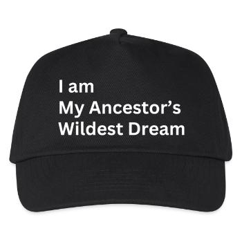 Je suis le cadeau de citation des rêves les plus fous de mes ancêtres - Casquette de baseball Enfant - noir - Devant