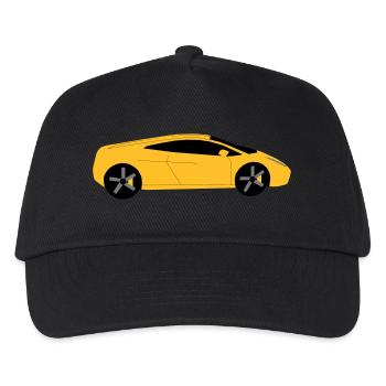 Car Car Sports Car Vehicle - Kids’ Baseball Cap - black - Front