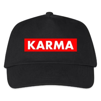 Karma - Kinder Basecap - Schwarz - Vorne
