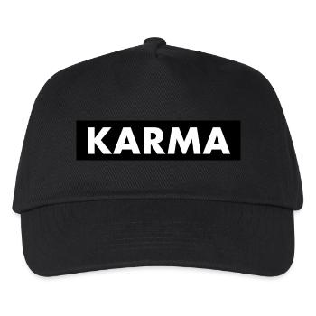 Karma - Kinder Basecap - Schwarz - Vorne