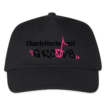 Chorleiterin mit GROOVE - Kinder Basecap - Schwarz - Vorne
