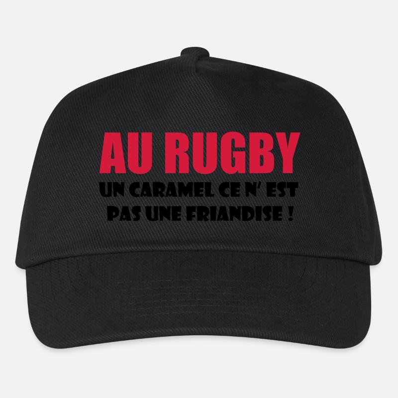 rugby - Casquette de baseball Enfant - noir