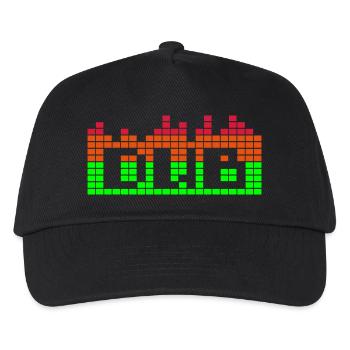 Créez souvenirs & T-Shirts de dub music - Casquette de baseball Enfant - noir - Devant