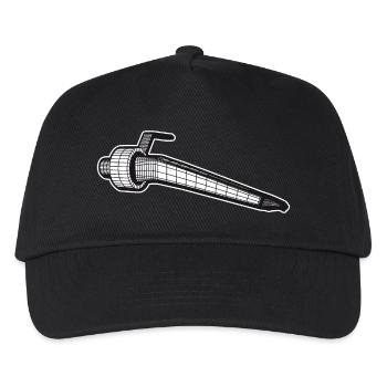 DJ-System, Djing, Needle, Turntablism - Kinder Basecap - Schwarz - Vorne