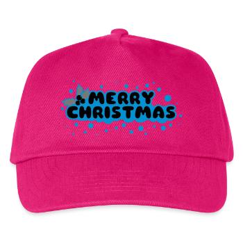 Merry Christmas - Casquette de baseball Enfant - fuchsia - Devant