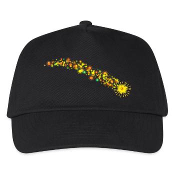 Sternschnuppe extrem - Kinder Basecap - Schwarz - Vorne