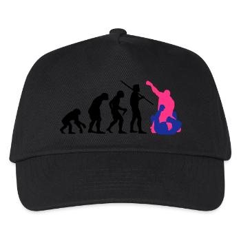 Evolution des Mannes - MMA - Kinder Basecap - Schwarz - Vorne