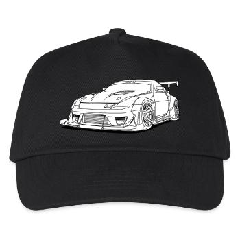 JDM - Kinder Basecap - Schwarz - Vorne