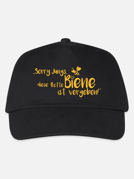 Junggesellenabschied flotte Biene - Kinder Basecap - Schwarz