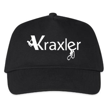 Kraxler, der Tiroler Kletterer - Kinder Basecap - Schwarz - Vorne