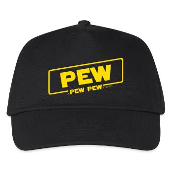 Eine Pew Pew Story - Kinder Basecap - Schwarz - Vorne