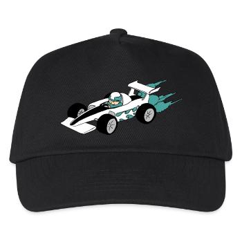 Formula Race car - Kids’ Baseball Cap - black - Front