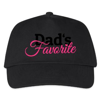 Dads Favorite - Kinder Basecap - Schwarz - Vorne