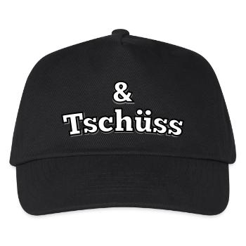 und Tschüss - Kinder Basecap - Schwarz - Vorne