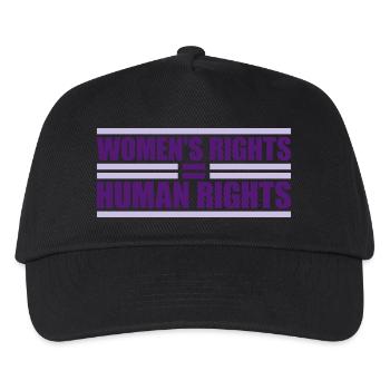 womens rights Feminist Zitat - Kinder Basecap - Schwarz - Vorne