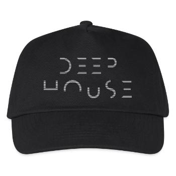 Deep House music original and minimalist design - Kids’ Baseball Cap - black - Front