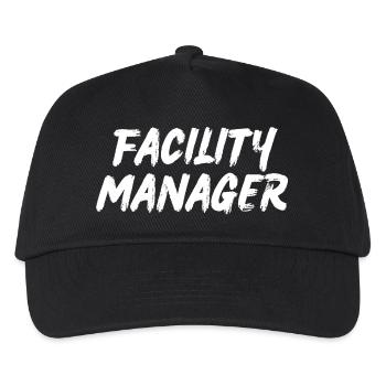 Facility Manager In-house technician Caretaker - Kids’ Baseball Cap - black - Front