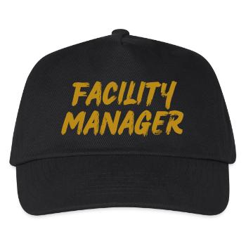 Facility Manager In-house technician Caretaker - Kids’ Baseball Cap - black - Front