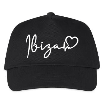 Ibiza Herzschlag - Kinder Basecap - Schwarz - Vorne