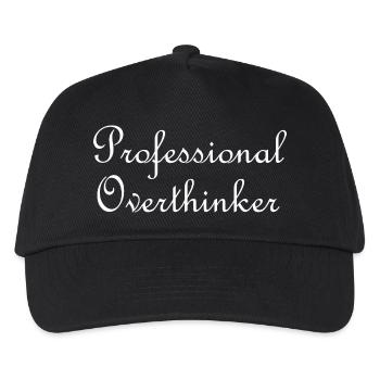 Professional overthinker - Kids’ Baseball Cap - black - Front