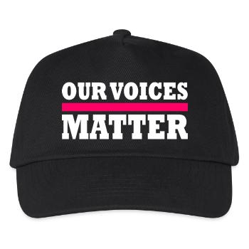 Our voices matter - Kids’ Baseball Cap - black - Front