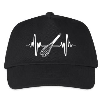 Hand Mixer Drawing - Kids’ Baseball Cap - black - Front