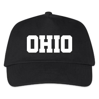 Ohio - US State - United States of America - USA - Kinder Basecap - Schwarz - Vorne