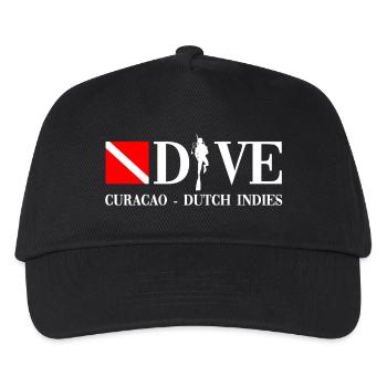 Dive - Curacao - Divers - diving - Dutch Indies - Kids’ Baseball Cap - black - Front