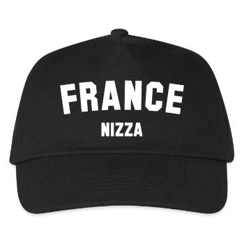 FRANCE NIZZA Frankreich - Kinder Basecap - Schwarz - Vorne